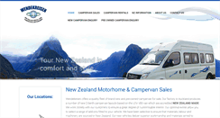 Desktop Screenshot of campervansales.co.nz